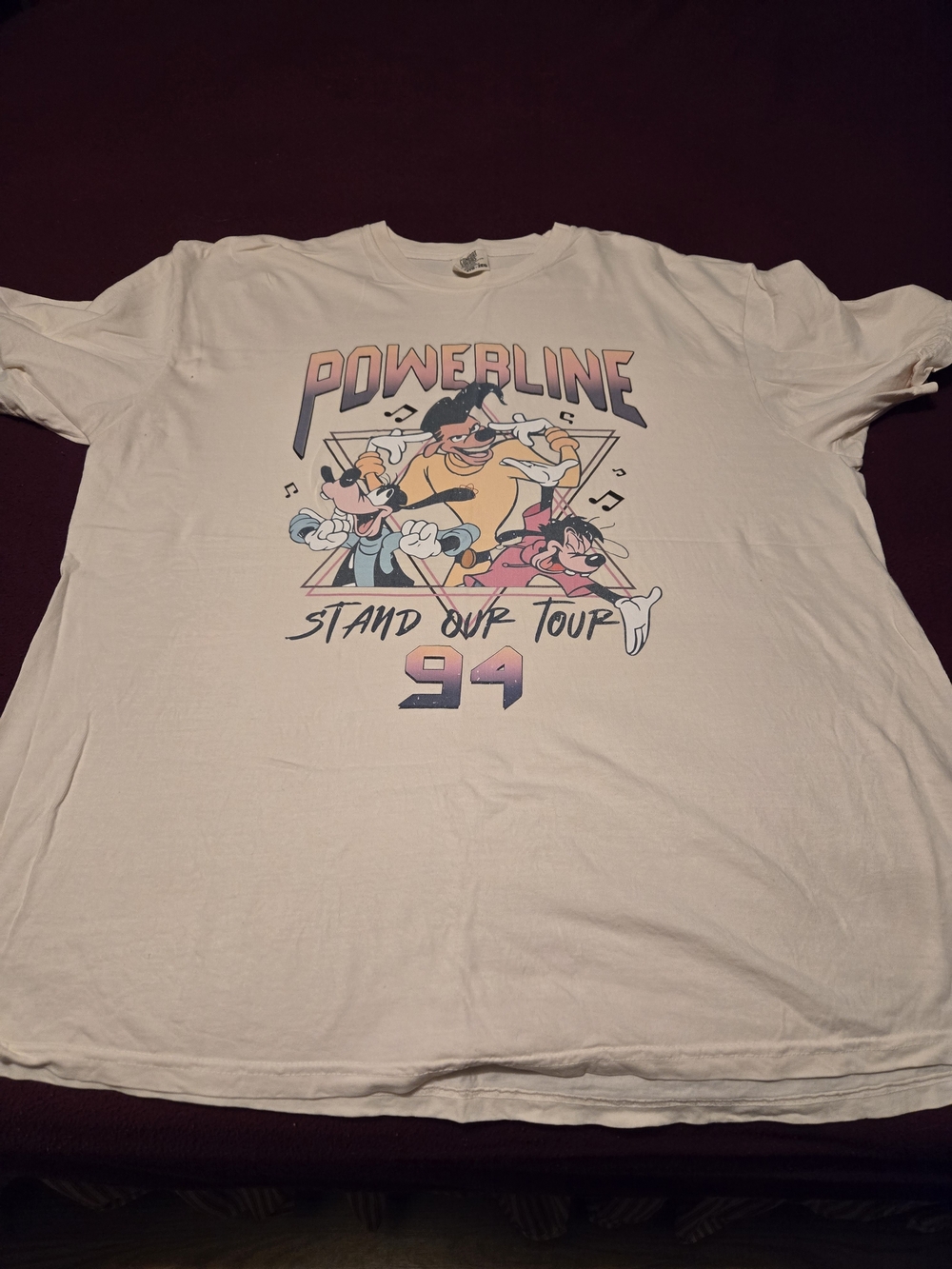 DISNEY Powerline 'Stand Out Tour 94' Graphic Tee - Ivory